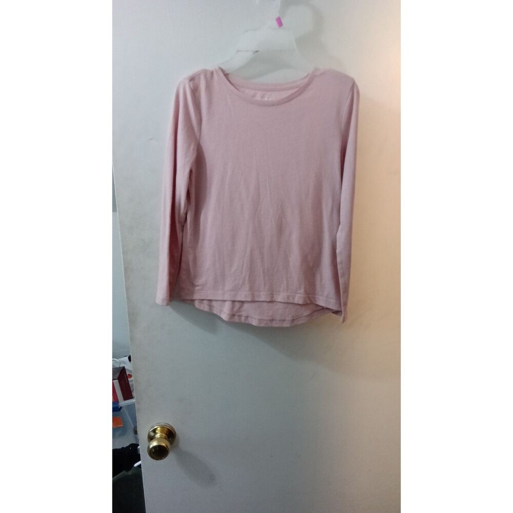 Old Navy Softest Tee Kids Pink Long Sleeve Size M (8